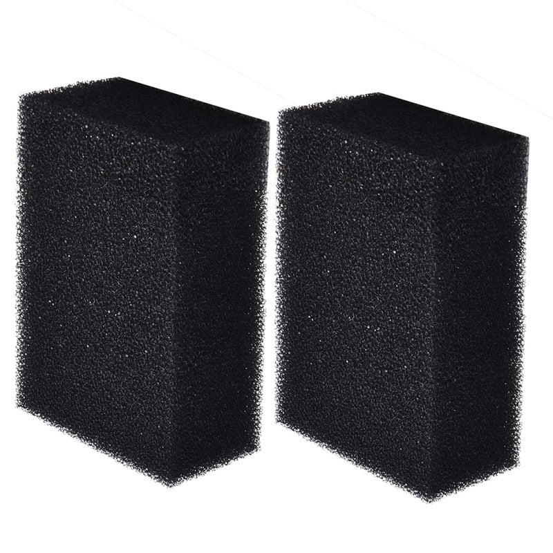 Hipanda Filter Foam Sponges, Bio Sponge Filter Media Pad, Cut-to-Size Foam for Aquarium Fish Tank (7.5" x 4.7" x 2.75" (2pcs)) - Image 1